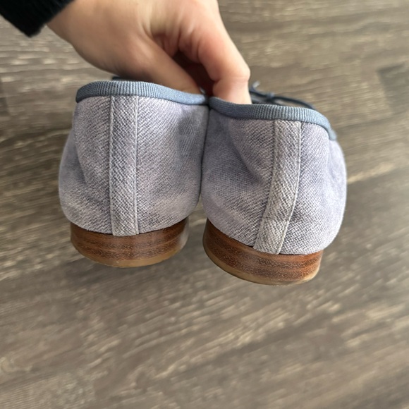 Chanel blue suede ballet flats - Picture 4 of 8